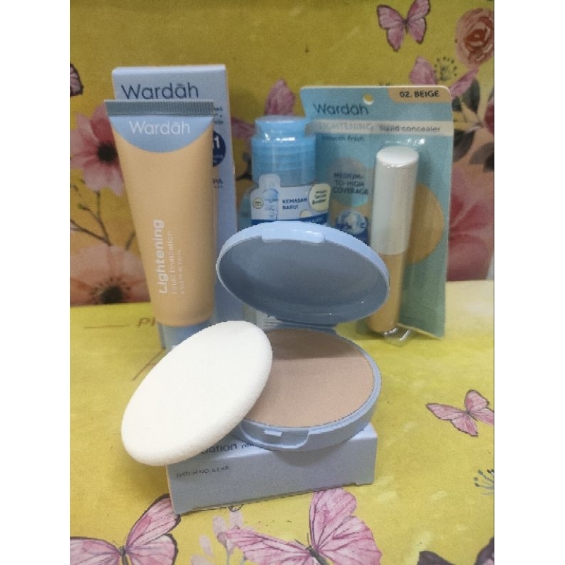 Wardah paket makeup 4in 1- Wardah paket kosmetik