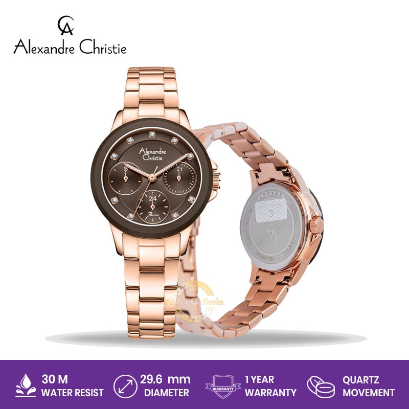 Jam Tangan Wanita Alexandre Christie AC 2A99 BF BRGDB Original Murah