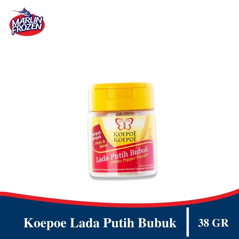 

Koepoe Koepoe Bumbu Lada Putih Bubuk 38 Gr