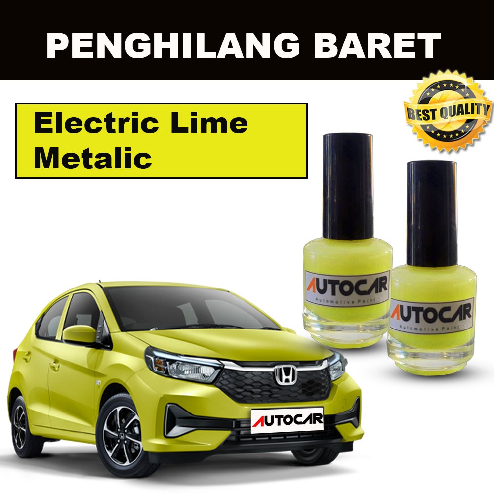 Cat Oles Electric Lime Metalic - Penghilang Baret Electric Lime Brio - Cat Brio Kuning Lemon