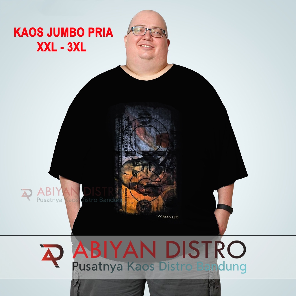 kaos distro pria jumbo / kaos distro pria jumbo big size / kaos distro pria jumbo xxxl xxl / kaos di