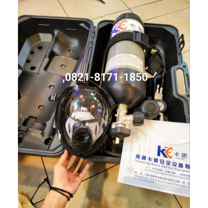 SCBA BREATHING APPARATUS 6,8 LITER COMPOSITE