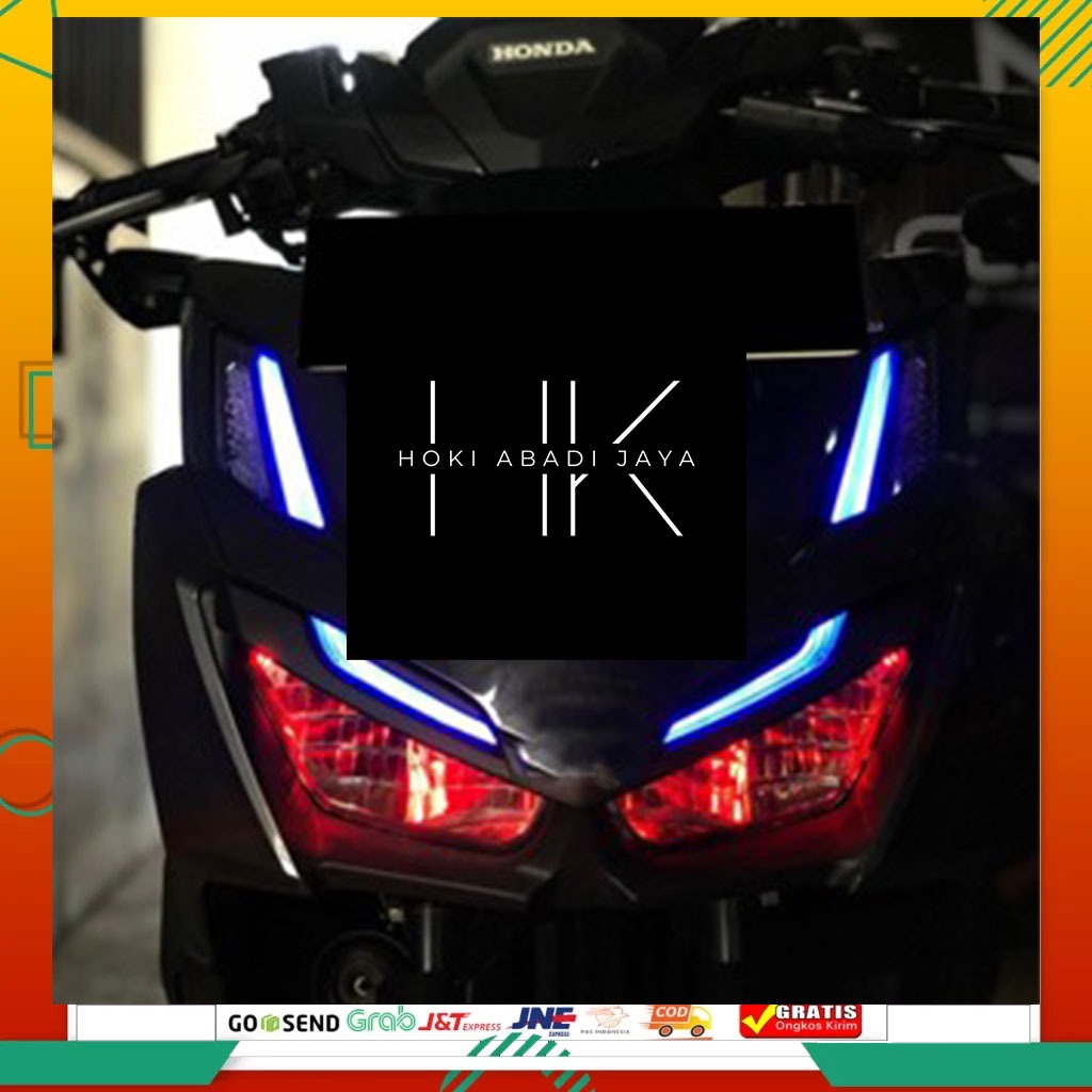 PAKET LENGKAP LAMPU ALIS VARIO 160 SIAP PAKAI LAMPU ALIS DRL ALL NEW VARIO 160 2022 BONUS LED DEMON