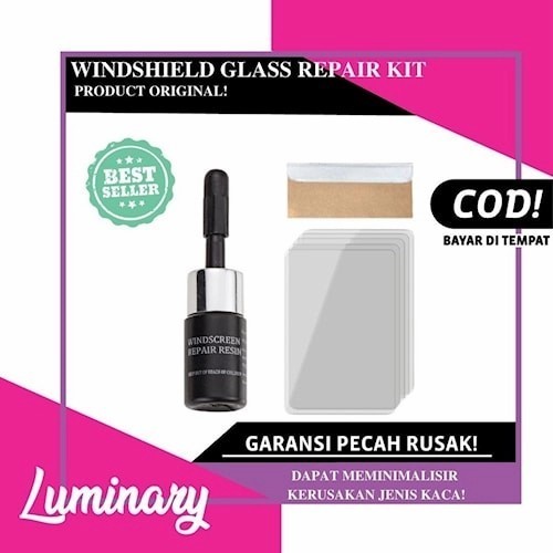 Lem Kaca Retak Terbaik Fix Your Windshield Glass Repair Alat Tambal Kaca Retak