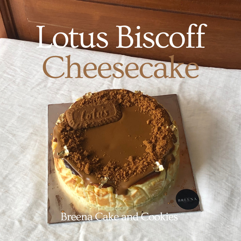 

Lotus Biscoff Basque Cheesecake