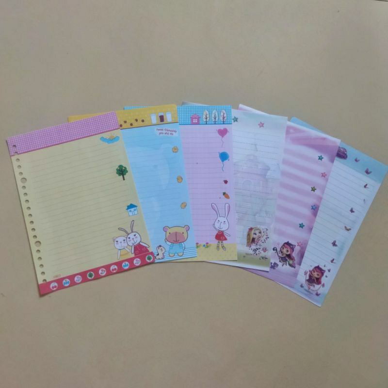 

Isi 5 / 10 Lembar Binder A5 Karakter Merk Kiky