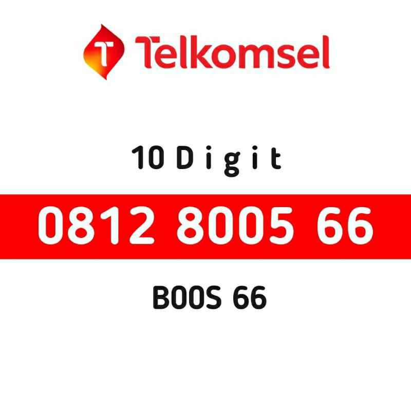 Nomor cantik simpati 10digit BOS