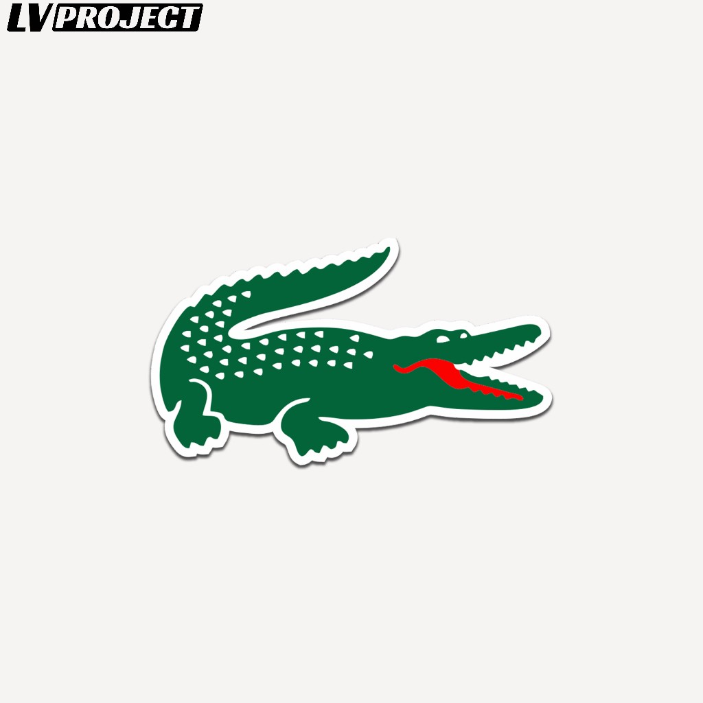 

Stiker Logo Brand Anti Air Vinyl Sticker Lacoste Notebook Hp Koper Tumblr