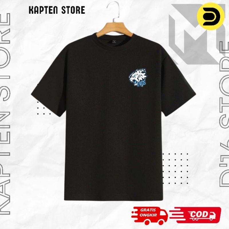 BAJU KAOS MOBILE LEGENDS EVOS LEGENDS, BAJU FREE FIRE EVOS, BAJU ML/FF BAJU EVOS LEGENDS TERMURAH BI