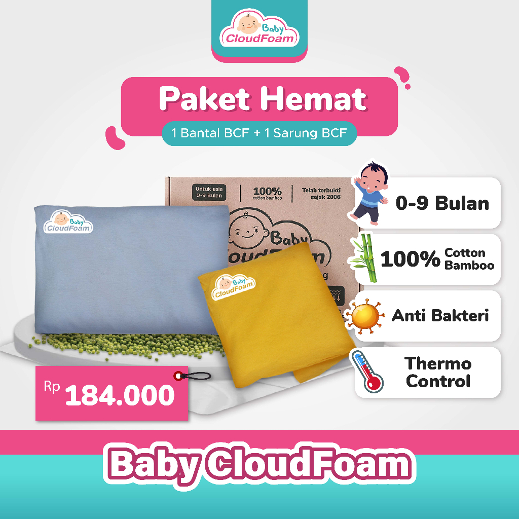 Baby Cloudfoam Extra Sarung + Bonus