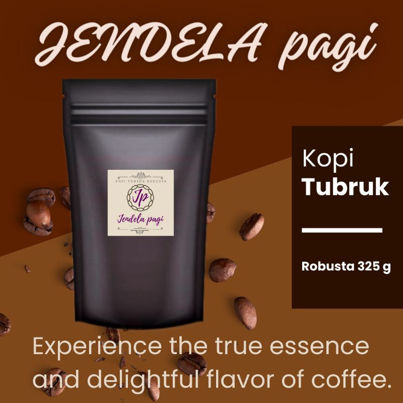 

kopi tubruk robusta kopi bubuk hitam mantap 325 gram