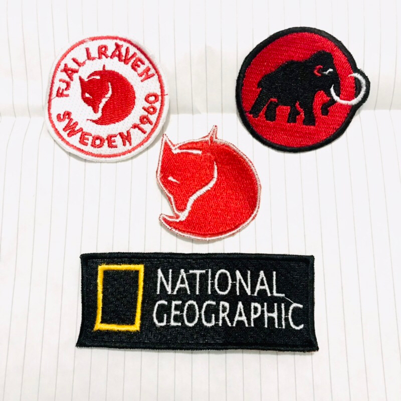Patch Bordir Fjallraven Marmot National Geographic