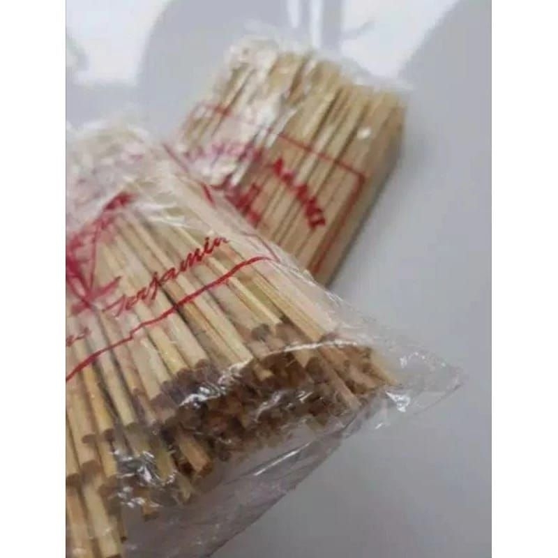 Tusuk Sate Sunduk Bambu Alami Sate Kambing Ayam SerbaGuna