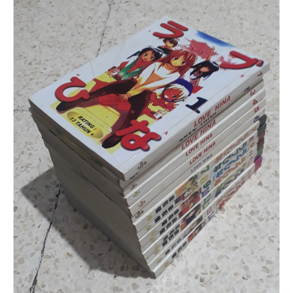 [inbox dulu ke saya] komik manga LOVE HINA. Lebih dari 1 volume bisa nego