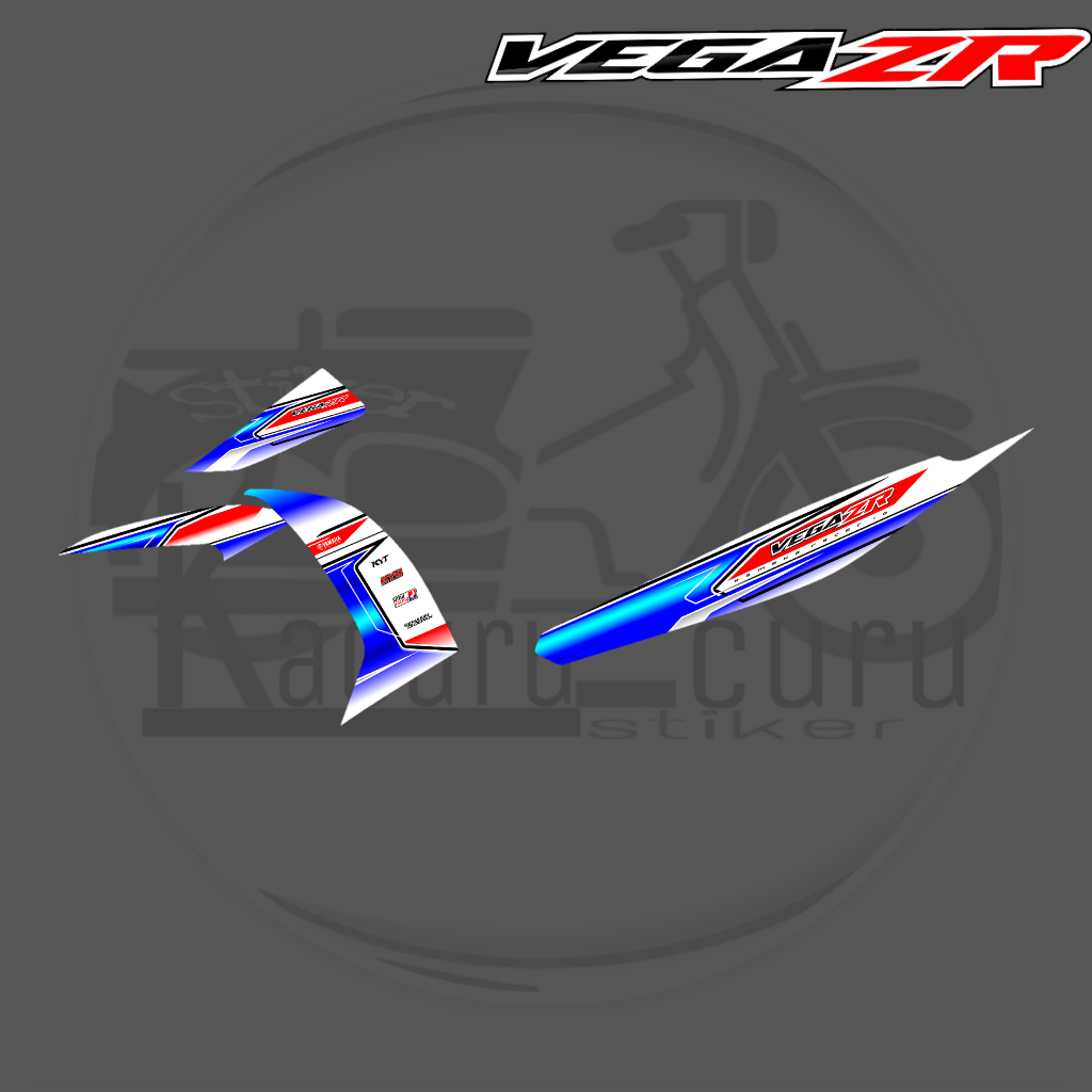Stiker Striping Variasi Yamaha Vega ZR / Stiker Variasi Vega ZR / Striping Variasi Vega ZR (BISA COD