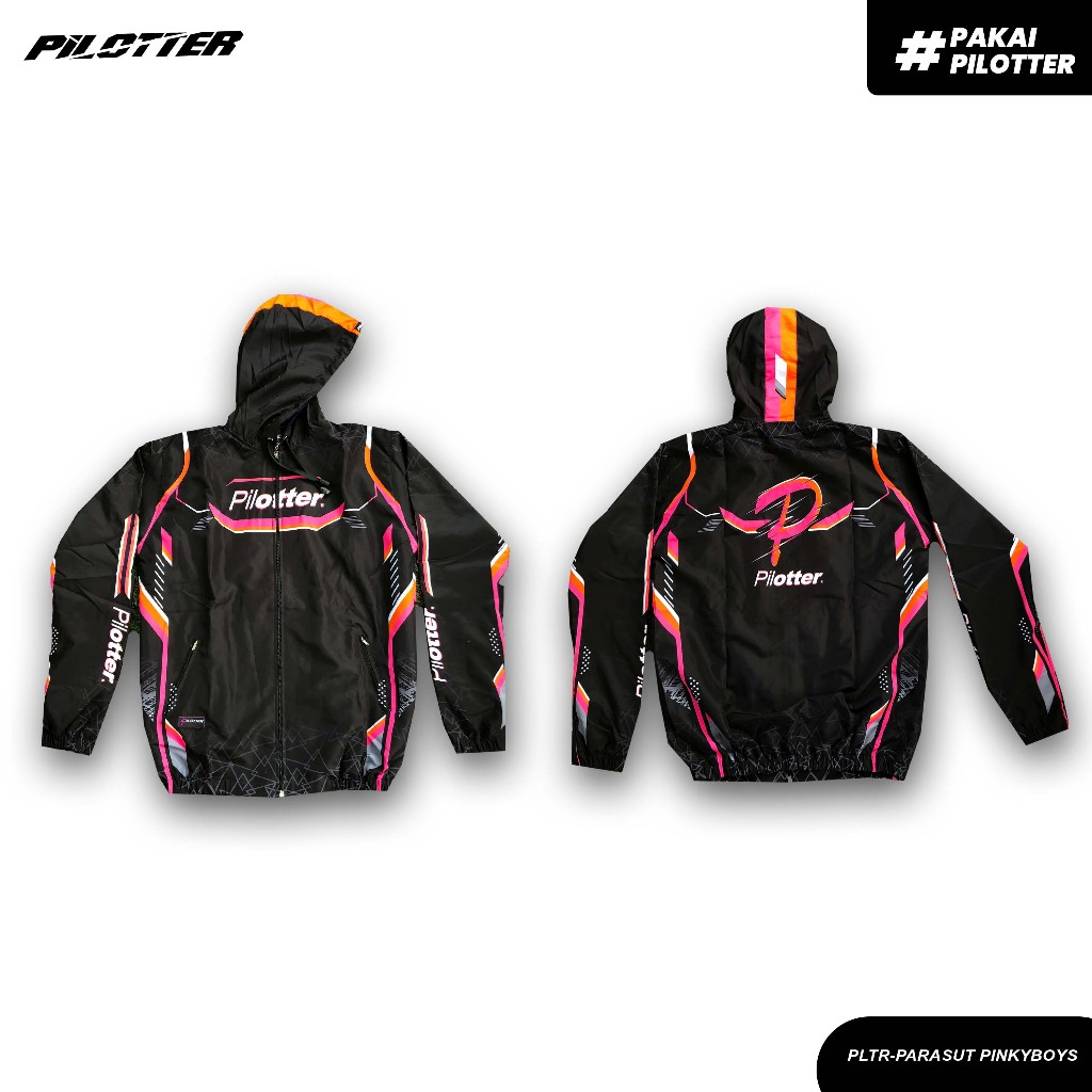 JAKET PARASUT PILOTTER PINKYBOY ORIGINAL FREE STIKER JAKET PILOTTER JAKET PILOTER PARASUT PILOTTER B