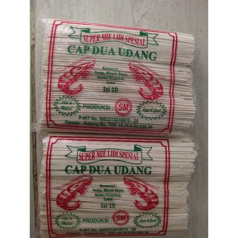 

MIE LIDI KECIL BREBES CAP DUA UDANG