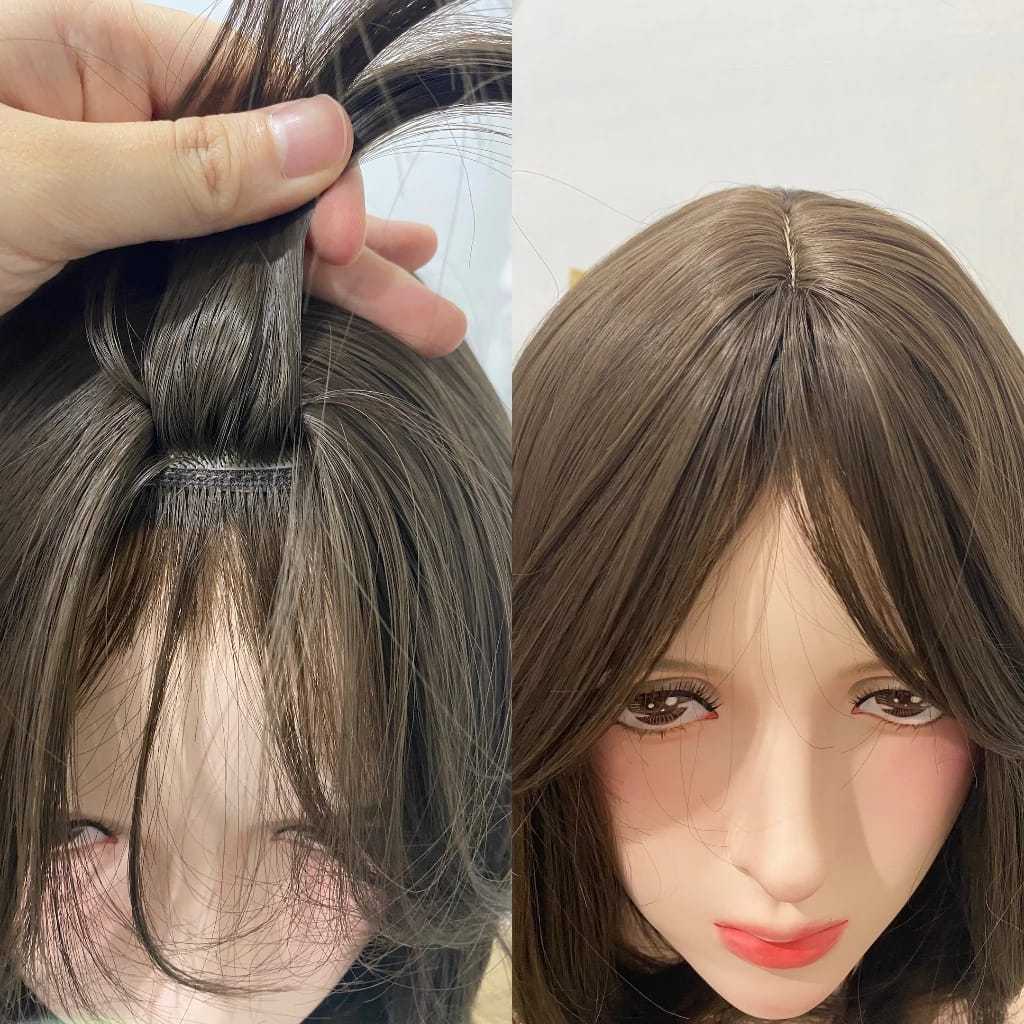 Wig bob tanpa poni wig pendek 67