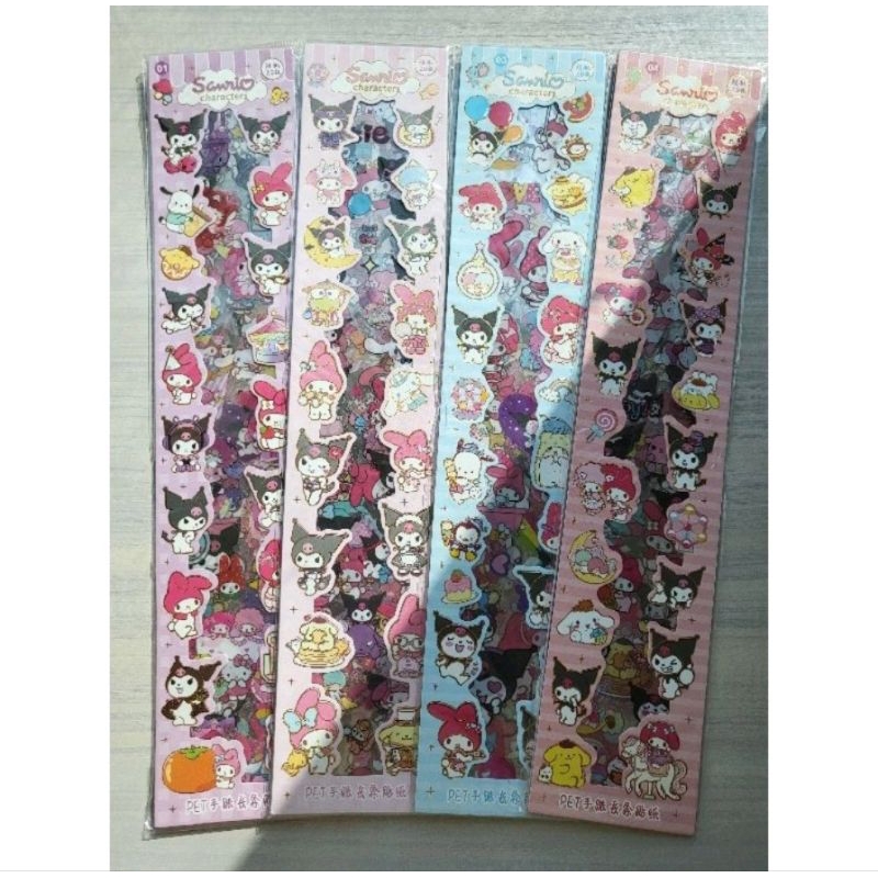 

STICKER PANJANG SANRIO GAMBAR STIKER MAINAN TEMPELAN HIASAN WATERPROFF - AKSESORIS PERLENGKAPAN ANAK-ANAK KECIL DEWASA HIAS BOTTLE BOOK DIARY KACA MOTIF KARAKTER MELODY MELODI KUROMI CINAMOROL HELLO KITTY HELO KITTI INSTANT MURAH BAGUS TERLARIS TERMURAH