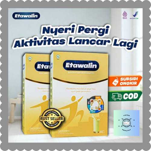 

[ BISA COD ] EEEEET@@@@WALINN - ATASI NYERI SENDI DENGAN 2 GELAS SEHARI ISI 200GRAM