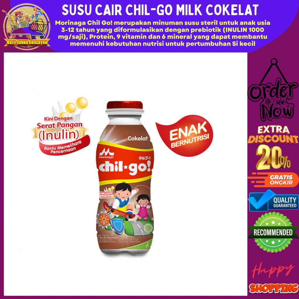 

Morinaga Chil Go Cokelat 140ml