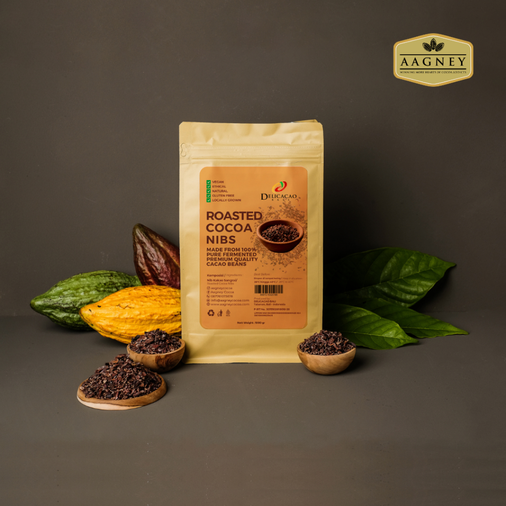 

Roasted Cocoa Nibs - Delicacao Bali | Cemilan Snack Nibs