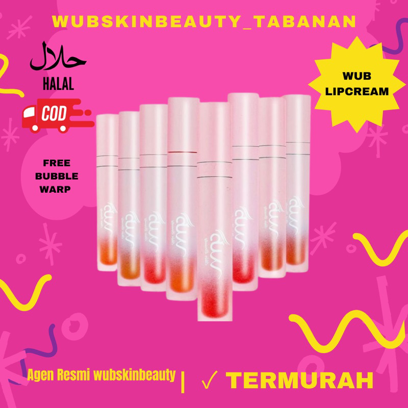 [AGEN RESMI] WUB Lipcream|| Long Lastting Matte Lipcream