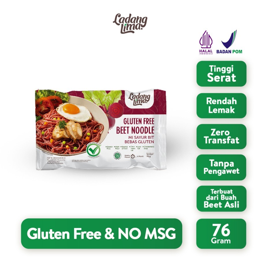 

Veggie Noodle Gluten Free - Beet | Ladang Lima