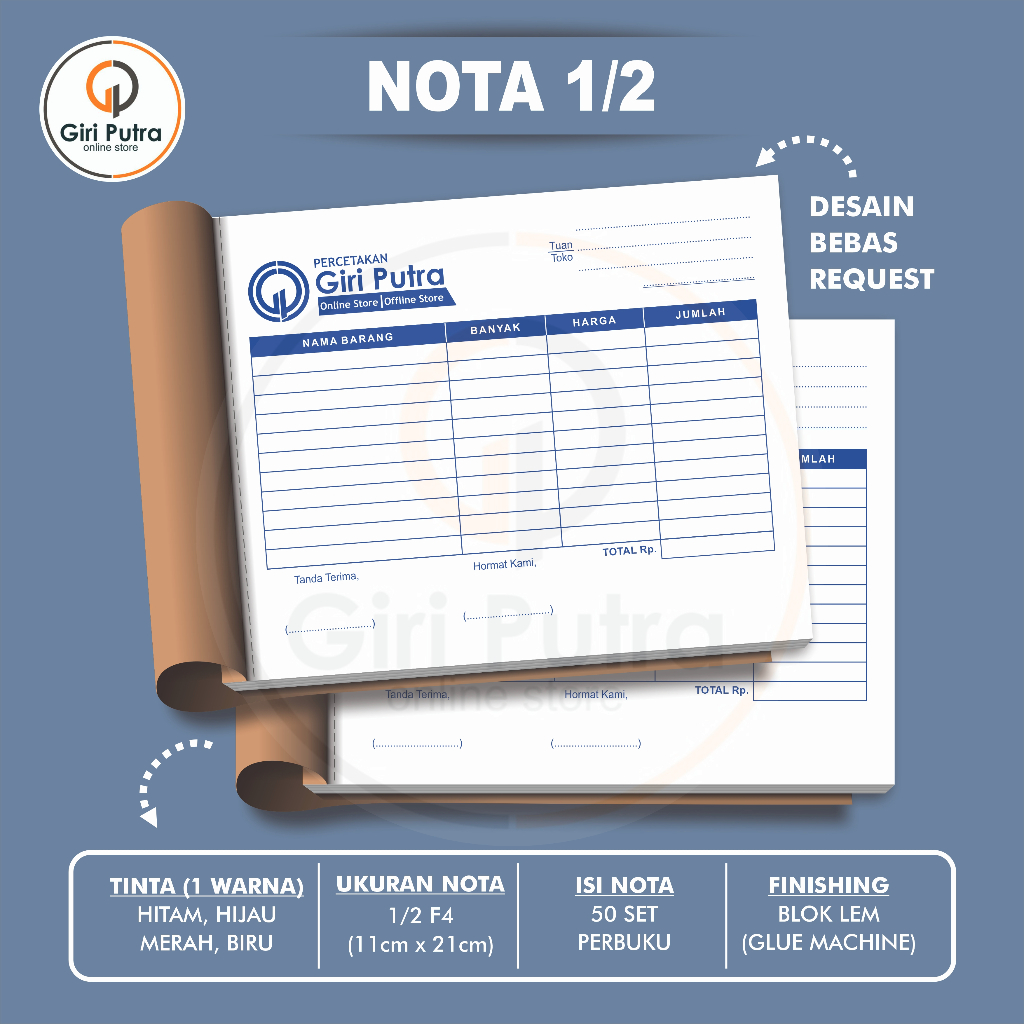 

NOTA CUSTOM 1/2 F4 / 2 PLY / 3 PLY