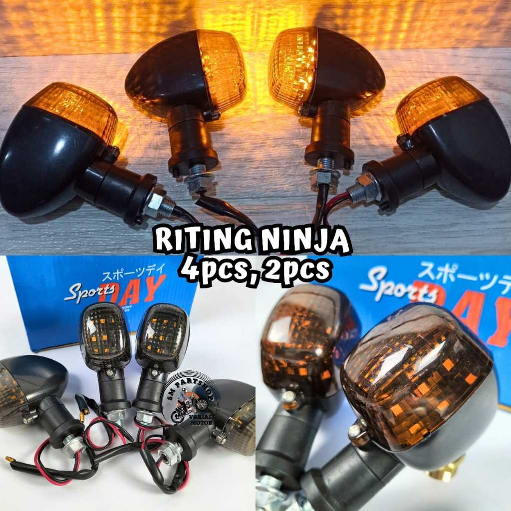 Reteng Ninja RR Led Sein Riting Kawasaki Ninja Set Kanan Kiri riting nnja riting ninja RR led sen re