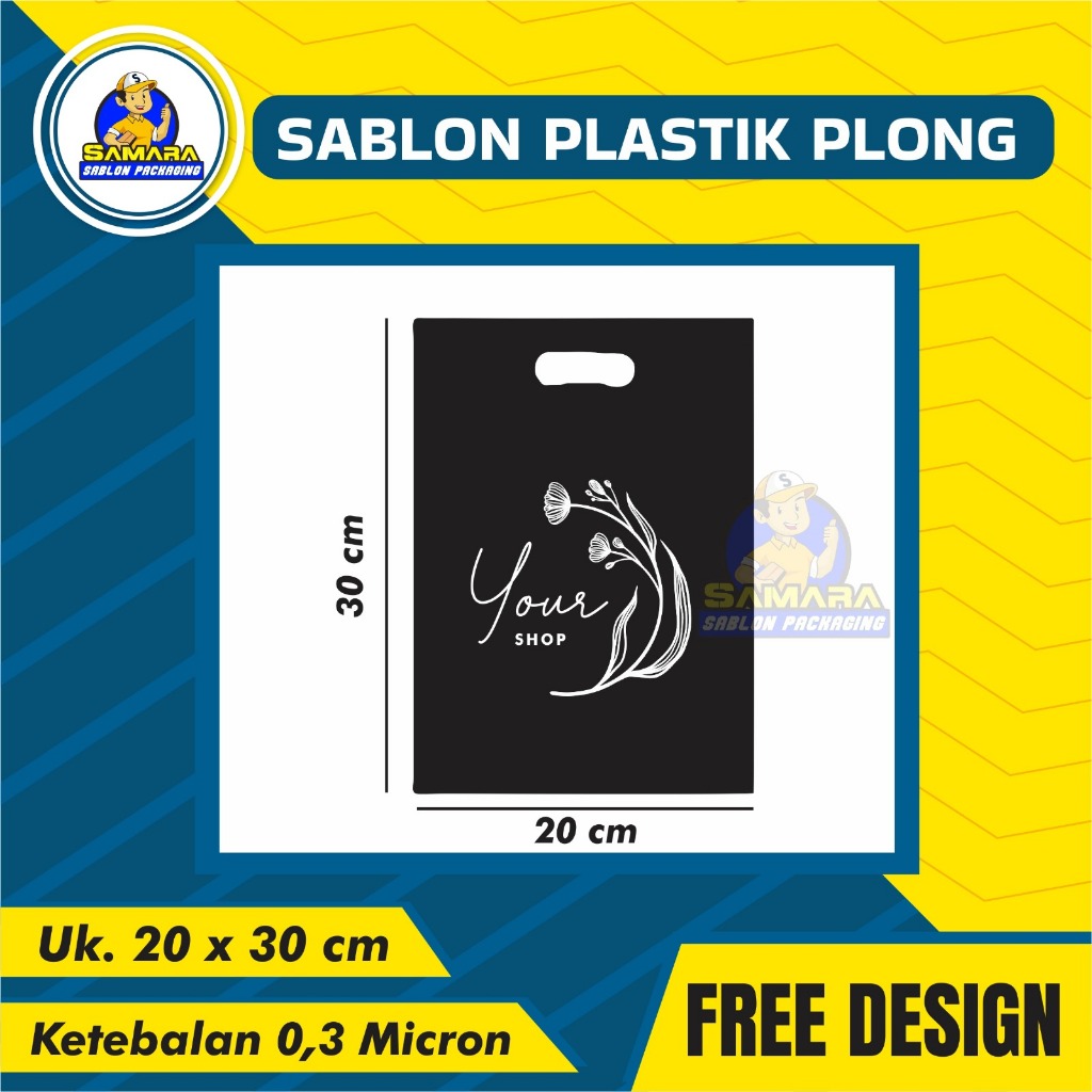 

Plastik sablon 20x30 [PLONG] 0,3 micron