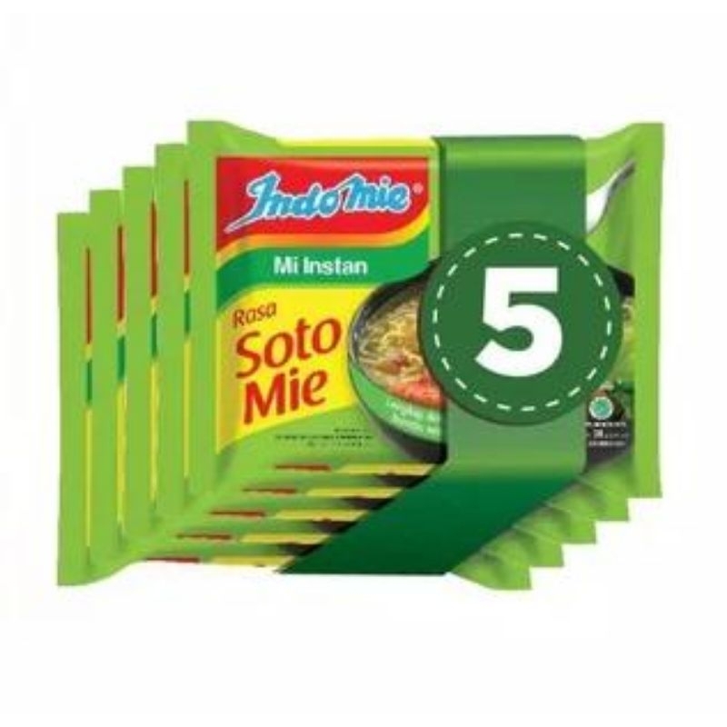 

INDOMIE MIE SOTO AYAM PAKET 5 x70 gram