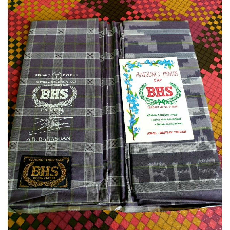 SARUNG BHS ISTIMEWA FULL SUTRA  GOLD TYPE GBR (GAMBIRAN) JADUL & LANGKA