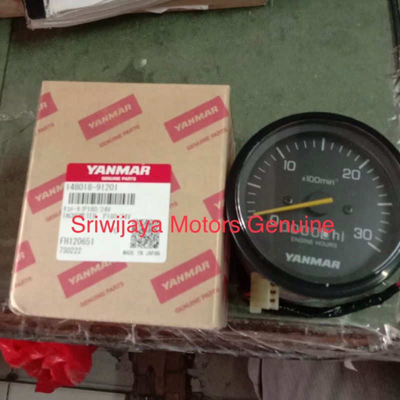 Tachometer P180-24V 148018-91201 Yanmar Original