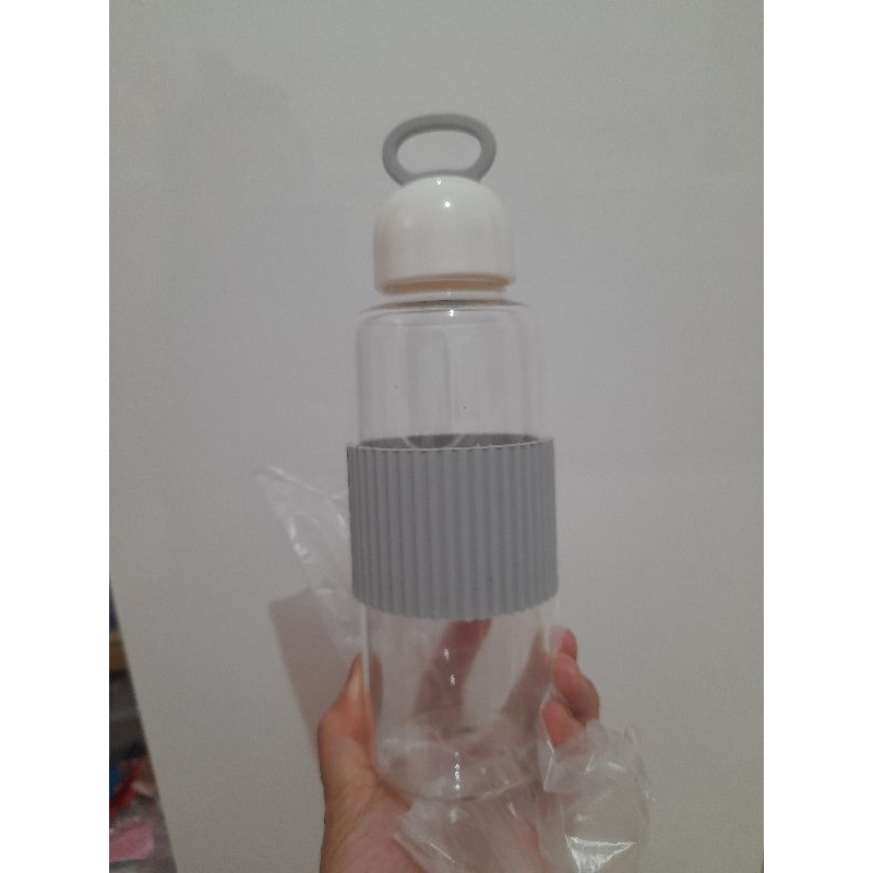 Miniso botol minum kaca 420ml