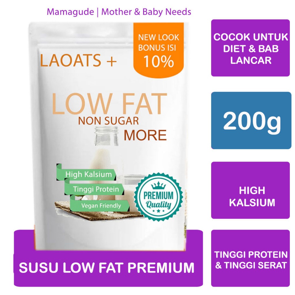 

Susu Rendah Lemak Untuk Diet Laoats (200g)