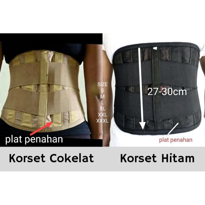 Korset lumbar / penyangga tulang belakang /korset pinggang / korset HNP / korset lumbar