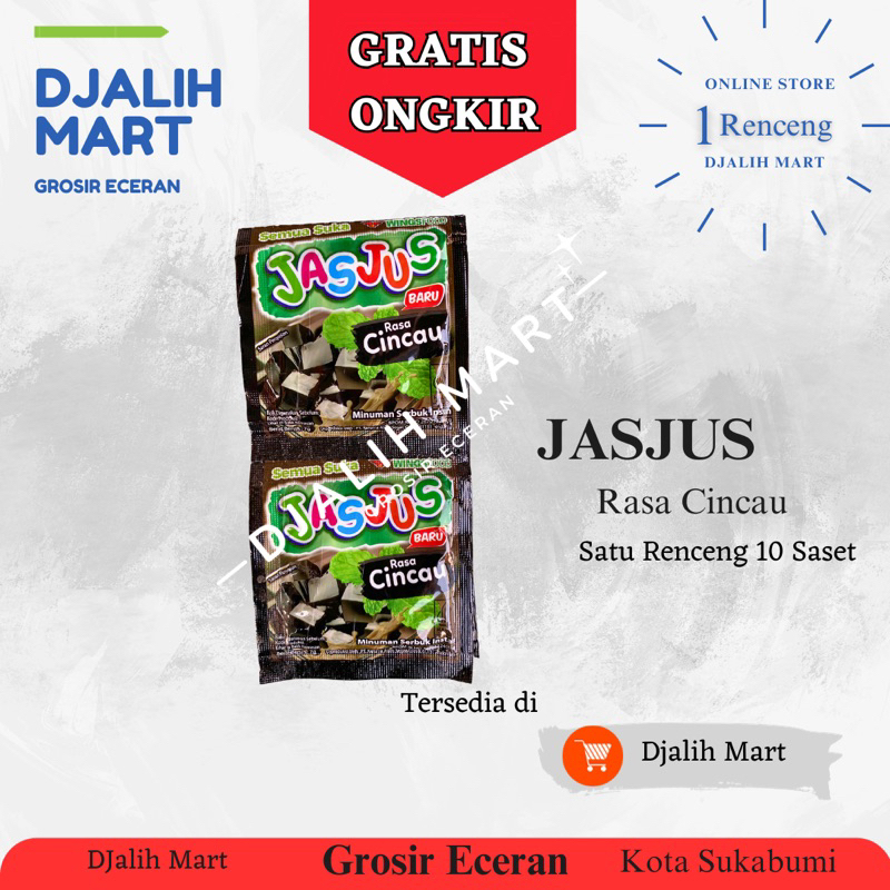 

Jasjus Minuman Serbuk Instan Rasa Cincau 10pcs