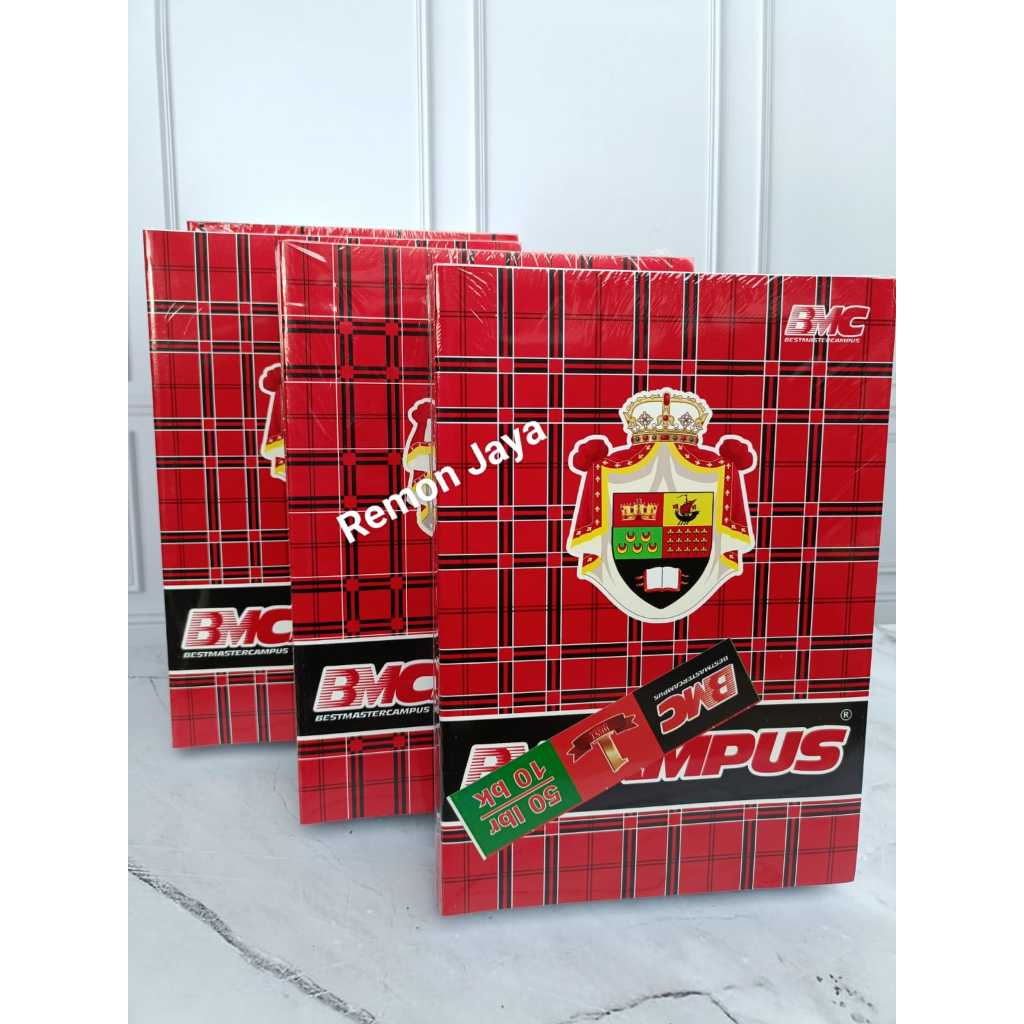 

PROMO 1 PAK ISI 10 PCS buku sekolah / buku tulis catatan bmcampus 50 lembar isi 10 buku UKURAN BOXY