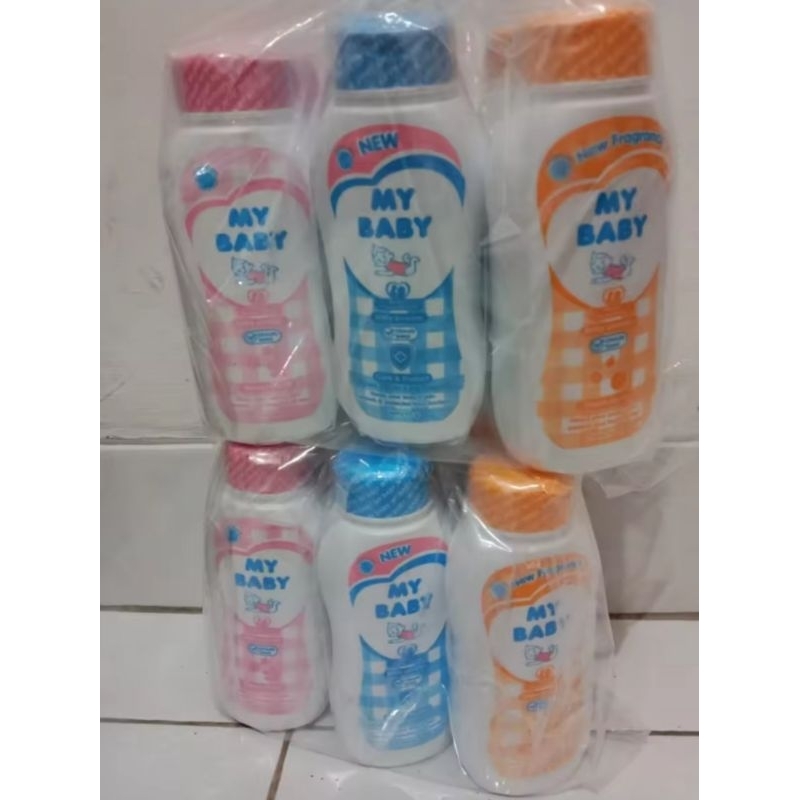 MY BABY Bedak Bayi 50g (1 paket isi 6pcs)