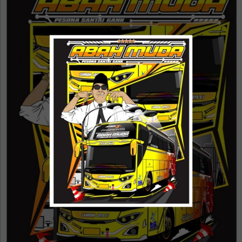 

(free sticker)CETAK STICKER BUSMANIA 5 PCS ABAH MUDA HOLOGRAM TERMURAH