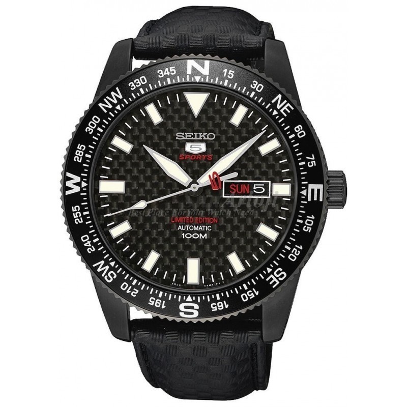 Seiko 5 Sports SRP719K1 Black Carbon Fiber Limited Edition