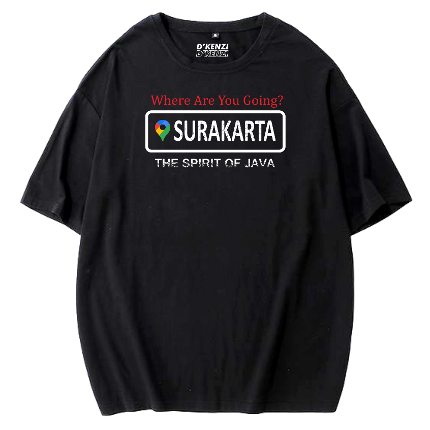 Kaos Surakarta Tshirt Surakarta The Spirit Of Java