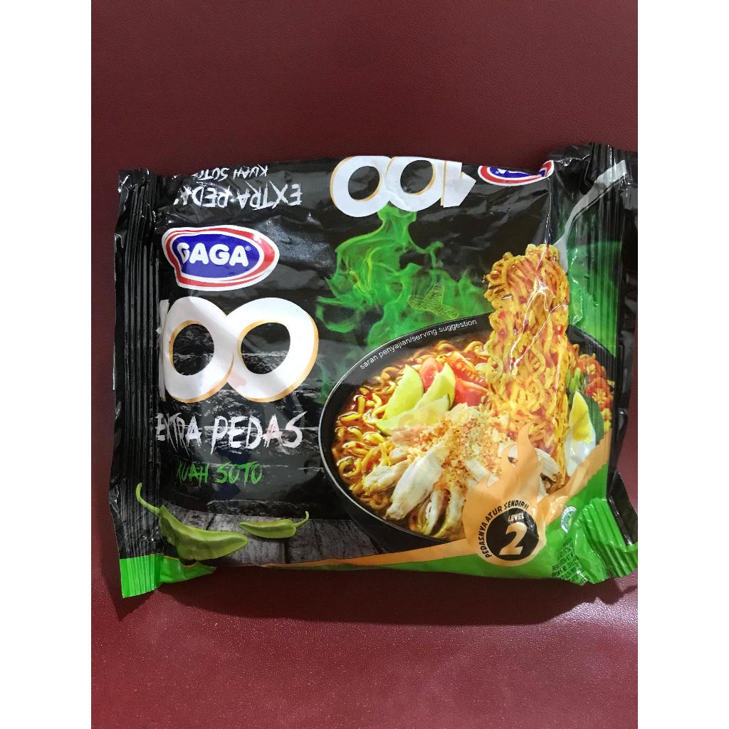 

Gaga Mie 100 Extra Pedas Rasa Kuah Soto - Mie Cepek Mie Gaga Level 2