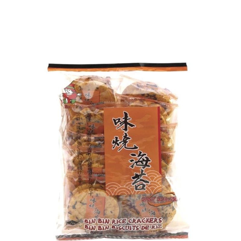 

bin bin rice crackers spicy seaweed 135 gr