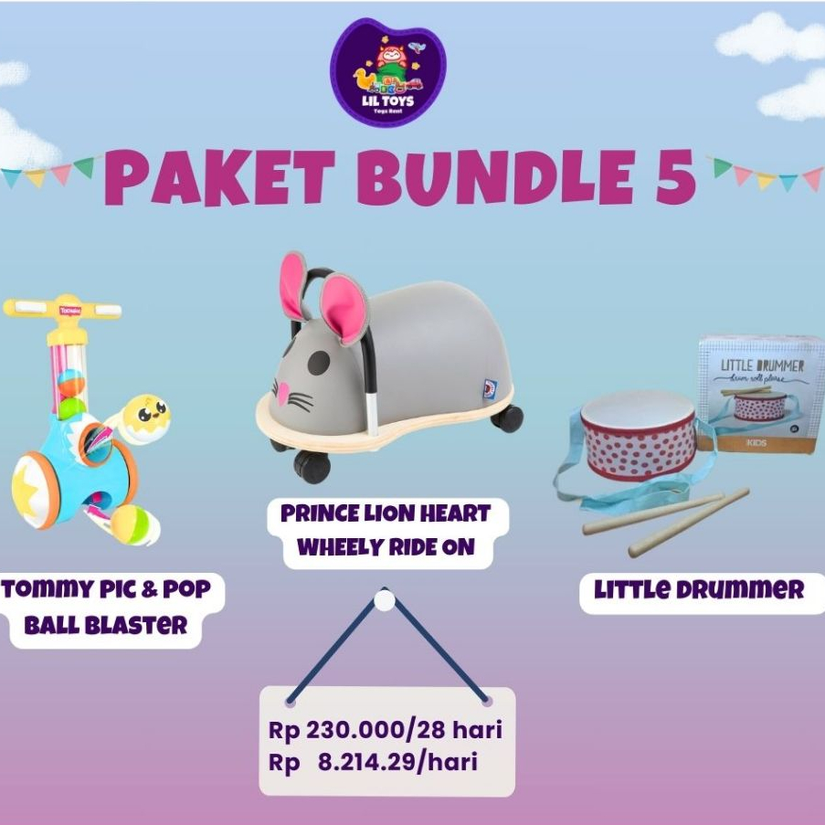 SEWA PAKET MAINAN ANAK AKTIF (PAKET BUNDLE 5)