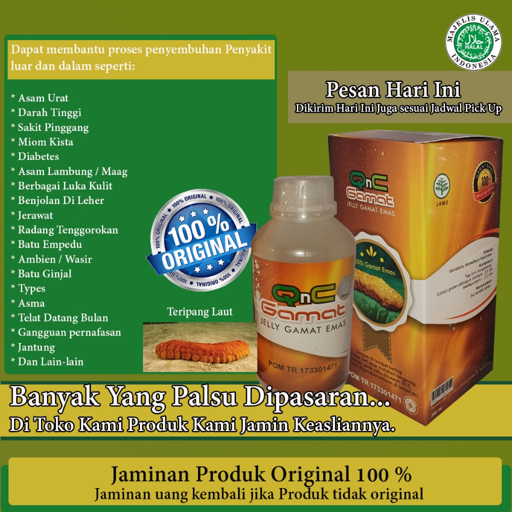 

Jelly Gamat Emas QNC