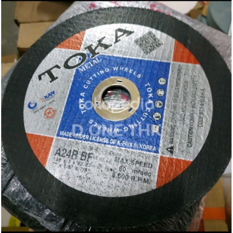 Mata gerinda Potong besi 7" inch pisau gerinda potong besi/ baja toka