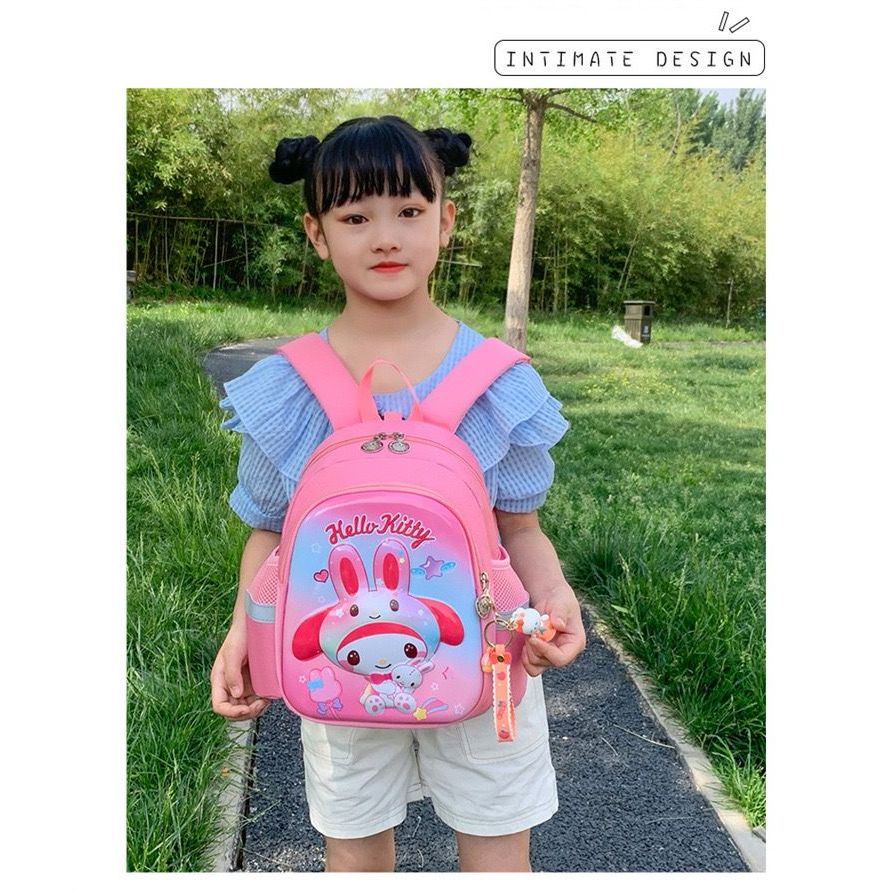 [JUALSEMUA18](1888 V.W.Y)Ransel Backpack  Motif yang lucu dan imut/Ransel Model Cangkang / Ransel Anak Anti Air Tampak Depan