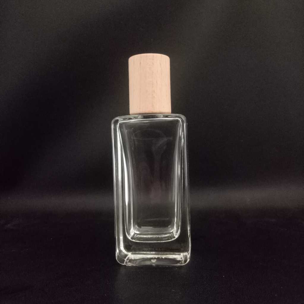 Botol Parfum V32408 Easy Pump Silver cap kayu harga per pcs